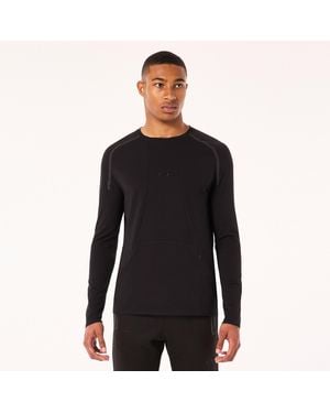 Oakley Definition Premium Cotton Pocket Tee Ls - Color: Black