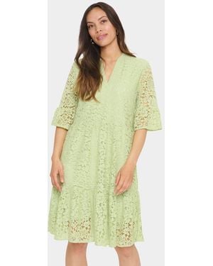 Saint Tropez Zanna Short Sleeve Dress - Green