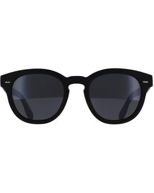 Oliver Peoples Round Semi-Matte Carbon Ov5413Su Cary Grant - Black