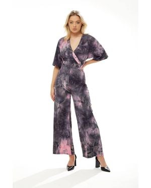 Liquorish Jumpsuit - Blue