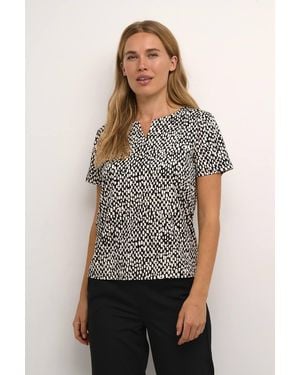 Kaffe Kabella Jersey Short Sleeve T-Shirt - Black