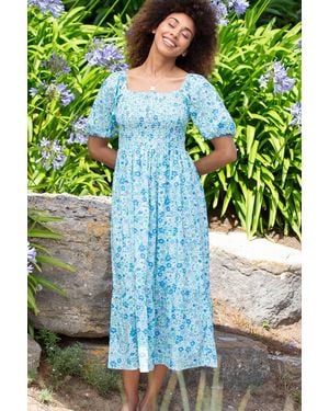 Kite Winfrith Cambric Dress Floralia - Green