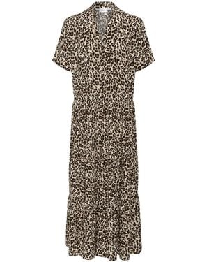 Saint Tropez Edasz Short Sleeve Maxi Dress - Multicolour