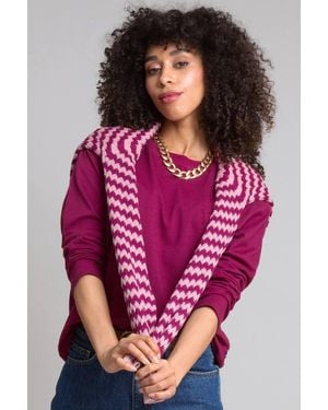 Kite Oxbridge Jersey T-Shirt Damson - Pink