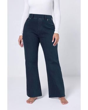 Yours 2 Pack Wide Leg Jeggings - Blue