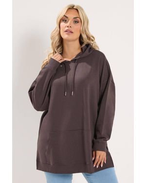 Yours Drawstring Hoodie - Brown