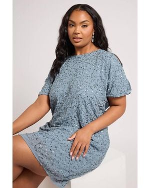 Yours Cape Dress - Blue