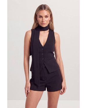 MissPap Tailored City Short - Blue