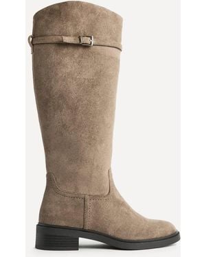 Linzi Studio High Leg Riding Boots - Grey