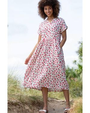 Kite Everley Muslin Dress Raspberry - Multicolour