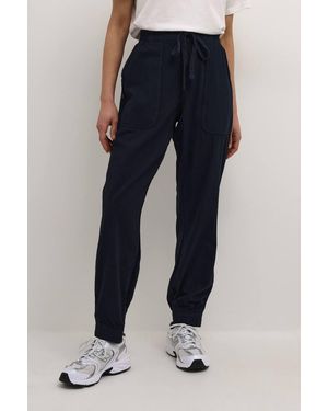 Kaffe Naya Cotton Sweat Joggers - Blue