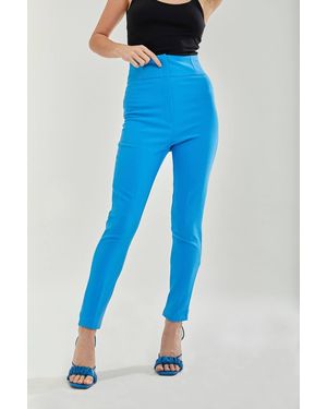 Liquorish Skinny Trousers - Blue