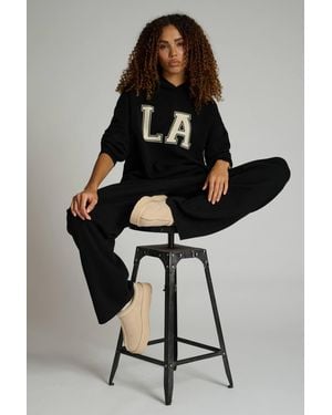 South Beach La Knit Hoodie - Black