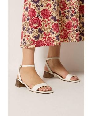 Long Tall Sally Strap Block Heels - Pink