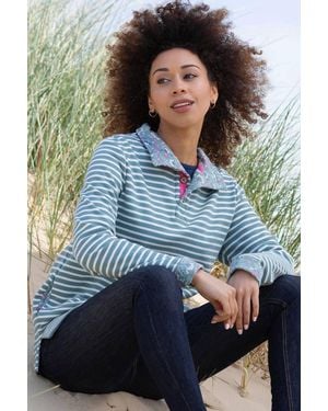 Kite Weymouth Button Neck Sweatshirt - Grey