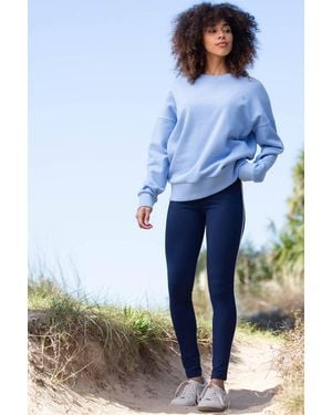 Kite Lytchett Side Stripe Leggings - Blue