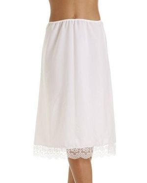 CAMILLE 26" Length Underskirt Slip - White