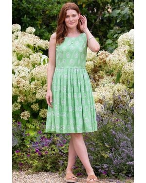Kite Chesil Broderie Dress Dahlia - Green