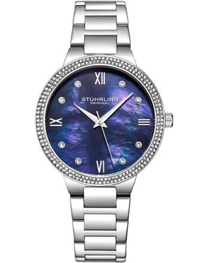 Stuhrling Carrara 3907 Quartz 38Mm Classic - Metallic