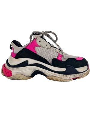 Balenciaga Preloved Triple S Trainers - Blue