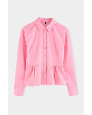 WOVCOR Fitted Long Sleeve Shirt - Pink