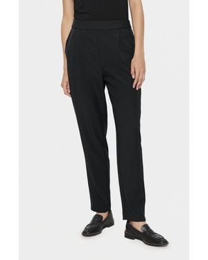 Saint Tropez Celest Elastic Waist Trousers - Black