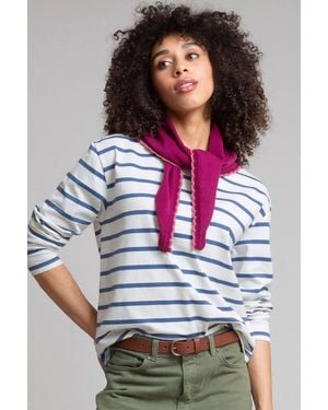 Kite Oxbridge Jersey T-Shirt Stripe - Grey