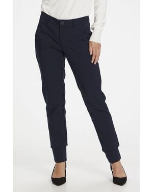 Kaffe Vera Suit Trousers - Blue