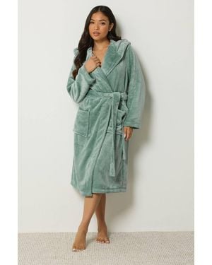 PixieGirl Petite Hooded Dressing Gown - Green