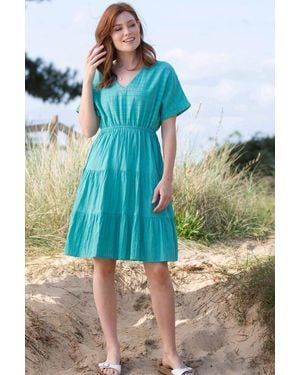 Kite Pimperne Jacquard Stripe Dress - Blue
