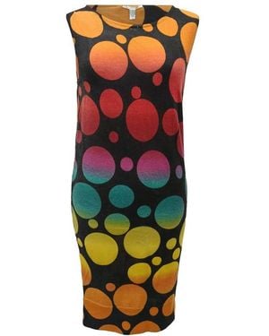 Diane von Furstenberg Preloved Polka Dot Print Dress - Multicolour