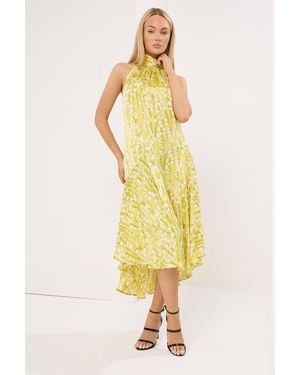 Star by Julien MacDonald Floral Midi Dress - Yellow