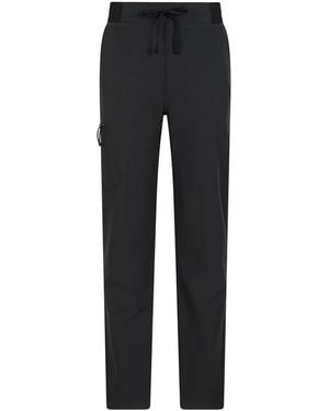 Mountain Warehouse 'Adventure' Water Resistant Trousers Warm Fleece Lined Outerwear Trousers - Black