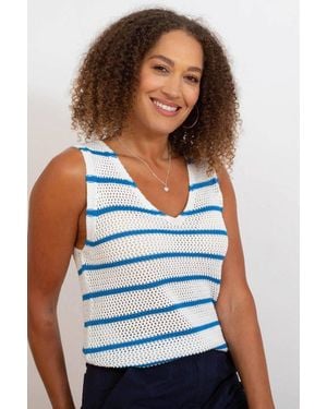 Kite Hermitage Knit Vest Top - Blue