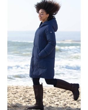 Kite Ash Padded Duvet Coat - Blue