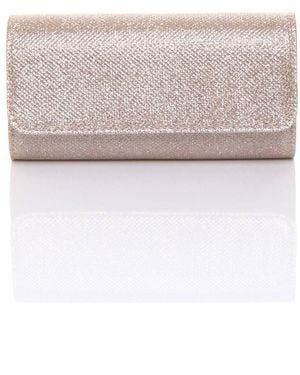 AJVANI Glitter Sparkly Evening Party Clutch Bag - Pink