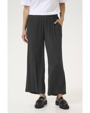 Kaffe Kadacia Cropped Trousers - Black