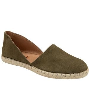 Ravel Suede 'Pressen' Flat Espadrille Shoes - Brown
