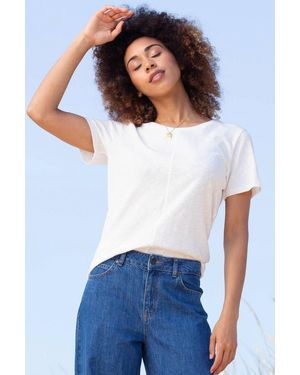 Kite Sandford Slub Jersey T-Shirt Ecru - White
