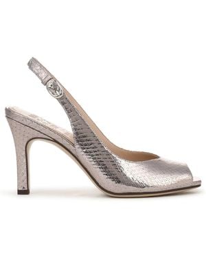 Naturalizer Alexastrappy Heeled Court Shoes - Metallic