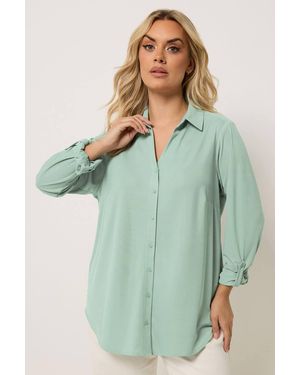 Yours Ribbed Shirt - Green