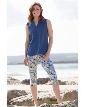 Kite Holt Cropped Leggings Panthera - Blue