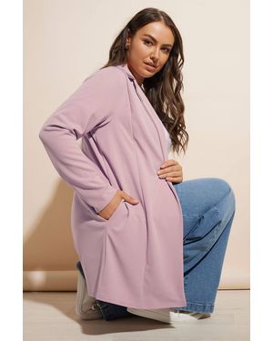 Yours Longline Blazer - Pink