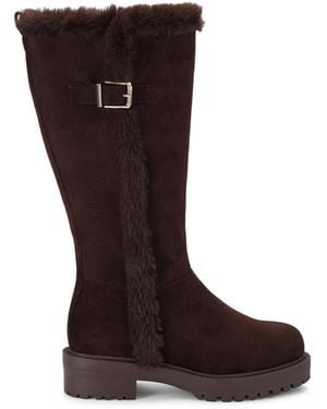 Carvela Kurt Geiger 'Cosy Long Boot' Suedette Boots - Brown