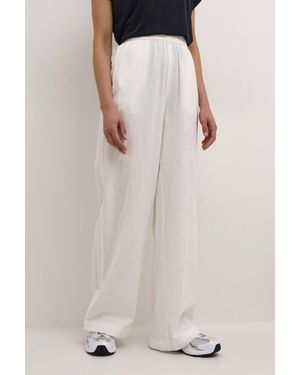 Kaffe Naya Wide Trousers - White