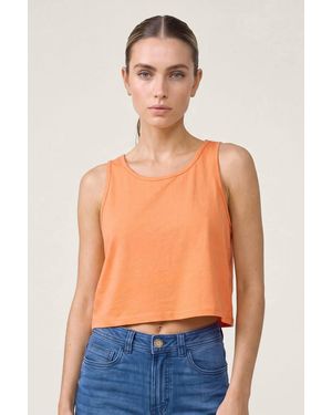 Enorsia Cotton Summer Vest - Blue