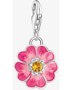Thomas Sabo Ladies Enamel Flower Charm 2208-496-7 - Pink