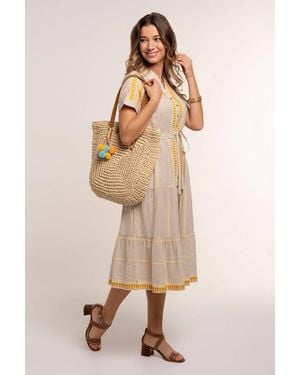 Brakeburn Palmira Dress - Natural