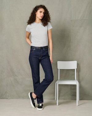 Officine Generale Straight Fit Denim - Green