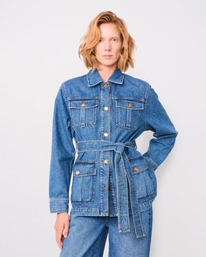 Officine Generale Veste Rakel - Blue